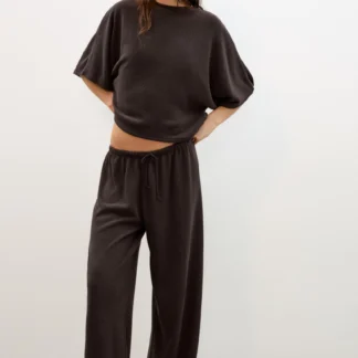 ZARA RUSTIC SHORT SLEEVE TOP