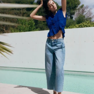 ZARA CUTWORK EMBROIDERY TOP
