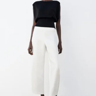 ZARA SATIN BARREL TROUSERS