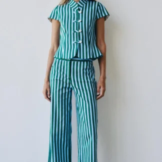 ZARA STRIPED CULOTTES