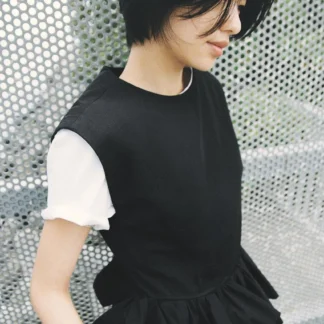 ZARA ZW COLLECTION SLEEVELESS PEPLUM TOP