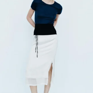 ZARA WOOL BLEND PLAIN T-SHIRT