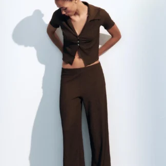 ZARA TEXTURED CROP TOP