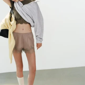 ZARA EMBROIDERED SHORTS