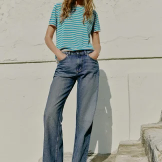 ZARA JEANS Z1975 HIGH-WAIST REGULAR LONG LENGTH