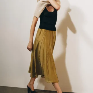 ZARA ZW COLLECTION COMBINED FLOWING SKIRT