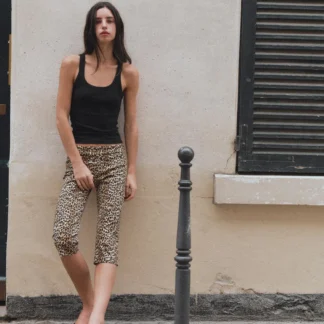 ZARA ANIMAL PRINT CAPRIS