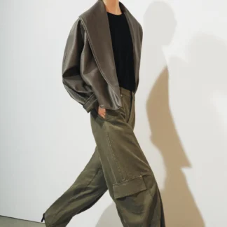 ZARA ZW COLLECTION CARGO BARREL TROUSERS