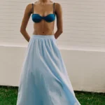ZARA LAYERED MIDI SKIRT