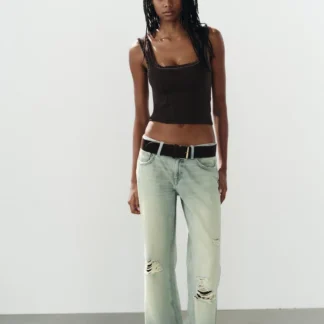 ZARA STRETCH CORSETRY-INSPIRED TOP