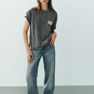 ZARA PHILIPPA COULES WASHED EFFECT T-SHIRT