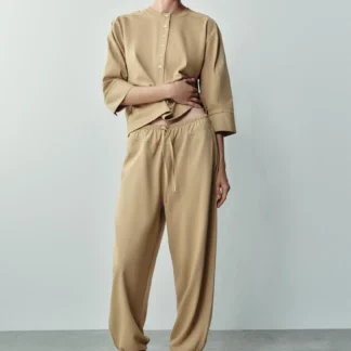 ZARA COMBINED JOGGER TROUSERS