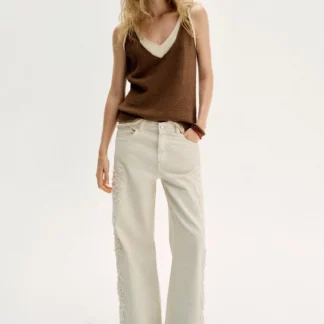 ZARA COMBINATION KNIT TOP