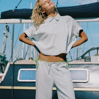 ZARA SHORT SLEEVE FLOWING SHIRT