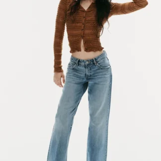 ZARA HONEYCOMB KNIT CARDIGAN