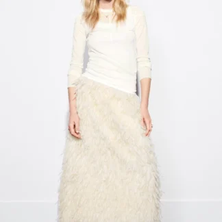 ZARA ZW COLLECTION LIMITED EDITION FEATHER SKIRT