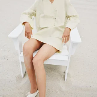 ZARA ZW COLLECTION SHORT DRESS WITH FROG FASTENING