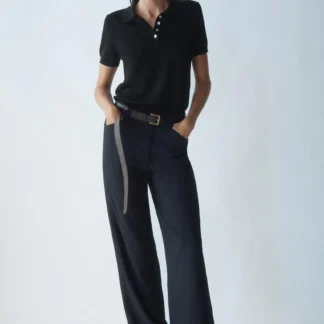 ZARA SHORT SLEEVE KNIT POLO SHIRT