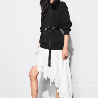 ZARA ZW COLLECTION ASYMMETRIC RUFFLED SKIRT
