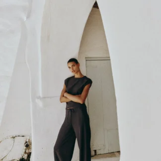 ZARA RUSTIC STRAIGHT TROUSERS