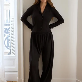 ZARA BUTTONED CROPPED CARDIGAN