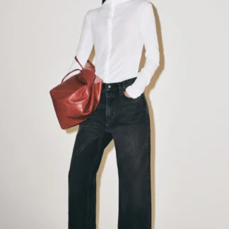 ZARA ZW COLLECTION BAGGY MID-WAIST JEANS