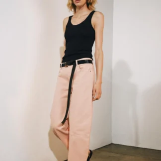 ZARA SLEEVELESS FINE-KNIT TOP