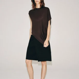 ZARA ASYMMETRIC KNIT TOP