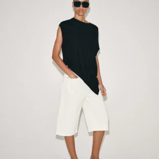 ZARA ASYMMETRIC KNIT TOP