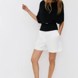 ZARA KNIT BELTED TOP