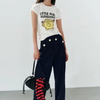 ZARA LITTLE MISS SUNSHINE SLUB KNIT T-SHIRT
