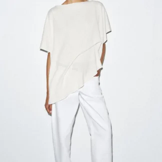 ZARA DRAPED CAPE TOP