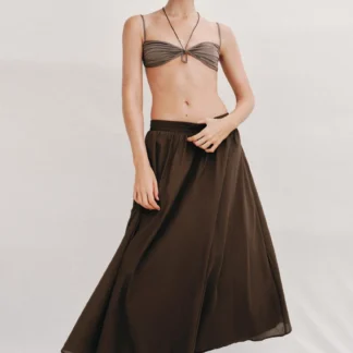 ZARA LAYERED MIDI SKIRT