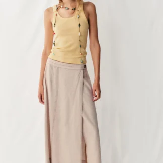 ZARA RIBBED SLEEVELESS TOP