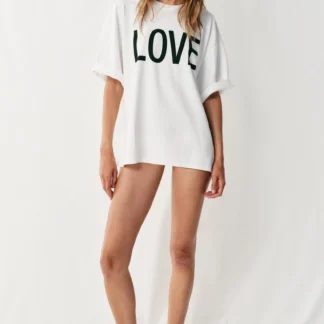 ZARA TEXT OVERSIZE T-SHIRT