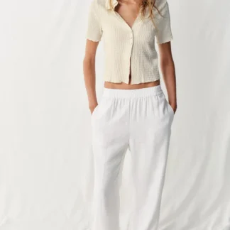 ZARA TEXTURED CROP TOP