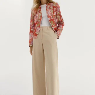 ZARA HIGH-WAIST WIDE-LEG TROUSERS