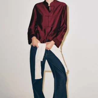 ZARA ZW COLLECTION SHIRT WITH FROG FASTENING