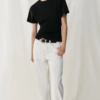 ZARA CUT-OUT SHORT SLEEVE TOP
