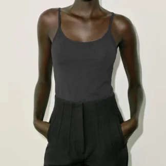 ZARA POLYAMIDE THIN STRAP T-SHIRT