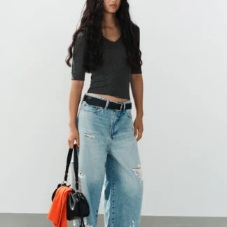 ZARA V-NECK T-SHIRT