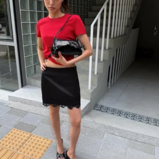 ZARA SKORT WITH LACE HEM