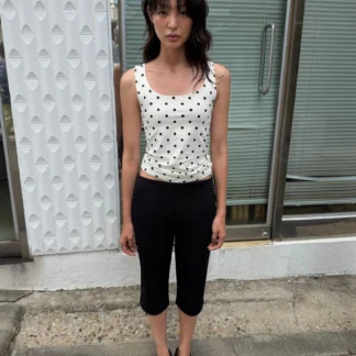 ZARA WIDE STRAP POLYAMIDE T-SHIRT