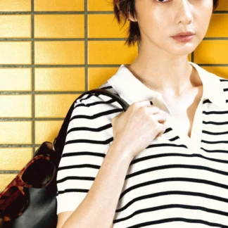 ZARA STRIPED KNIT SHORT SLEEVE POLO SHIRT
