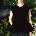 ZARA ZW COLLECTION SLEEVELESS PEPLUM TOP