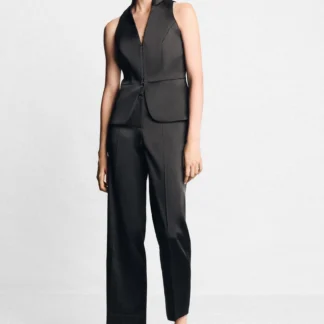 ZARA SATIN WAISTCOAT