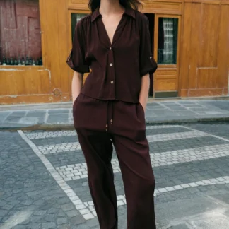 ZARA FLOWING SHORT SLEEVE SHIRT