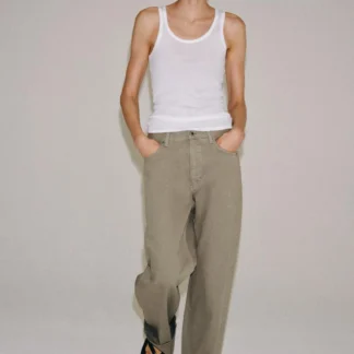 ZARA ZW COLLECTION MID-WAIST BAGGY JEANS