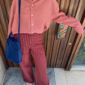 ZARA STRIPED FLOWING SHIRT