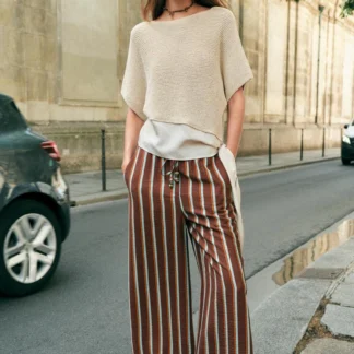 ZARA KNIT TOP WITH KNOT DETAIL
